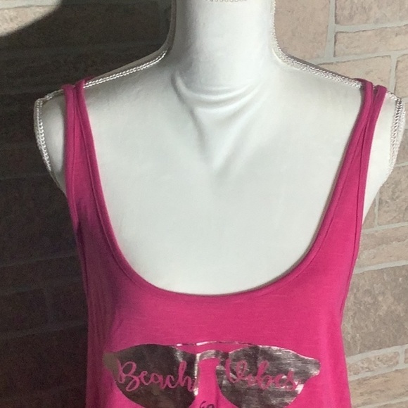 Wave Zone - Sz S / M - beach vibes & Tan lines. Cover up Dress purple pink - Picture 5 of 7